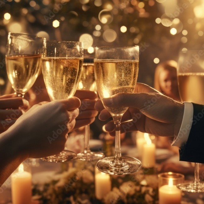 Luxury gala dinner and champagne experience in Europe by PLUS DMCy